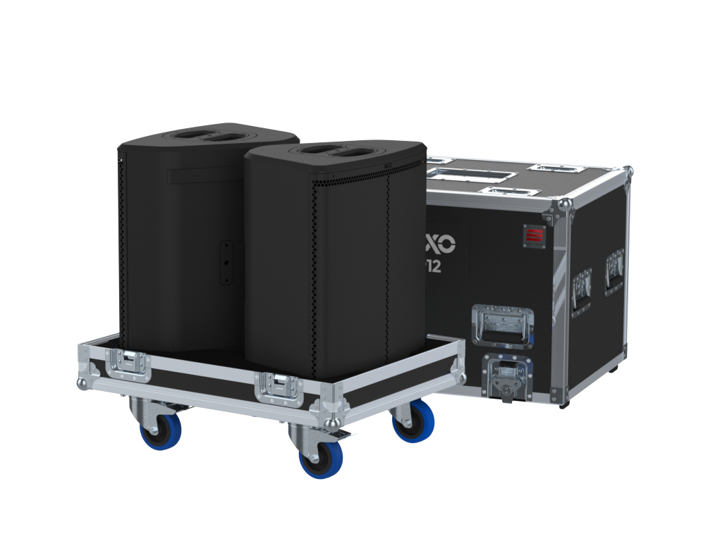 Santosom Cabinet Flight case PRO, 2x NEXO P12