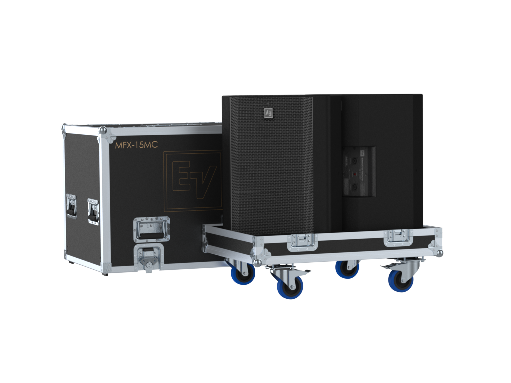 Santosom Monitor Flight case PRO, 2x Electro-Voice MFX-15MC