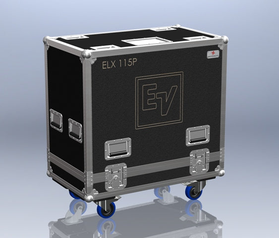 Santosom Monitor Flight Case, 2x Electro-Voice ELX115P
