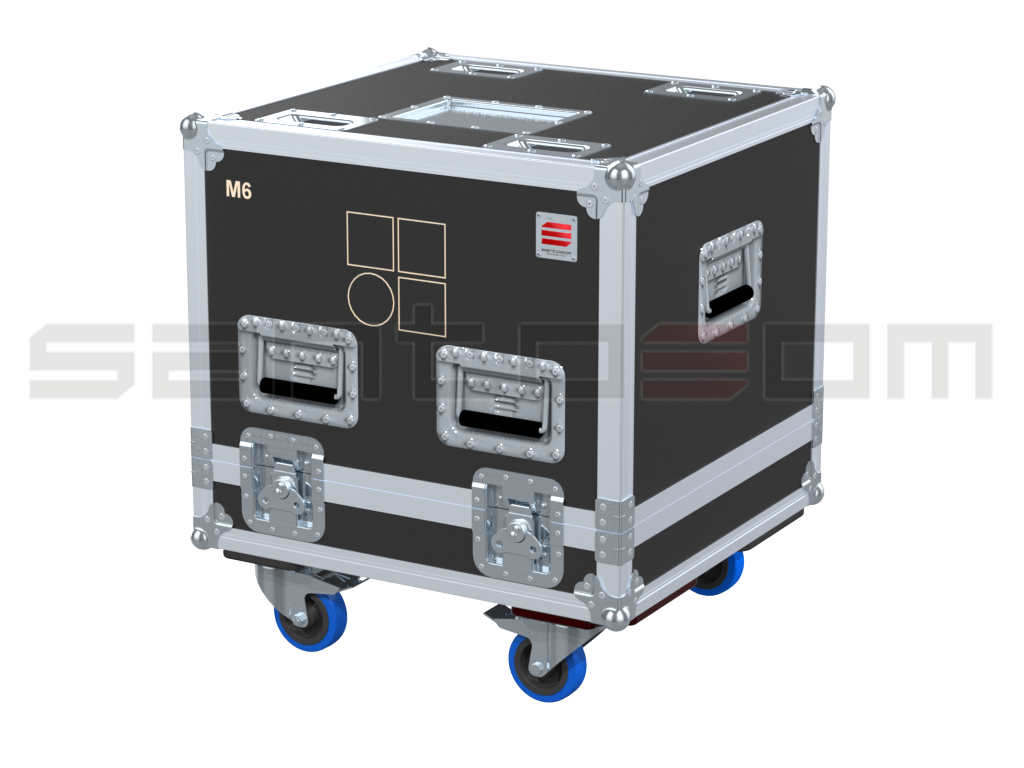 Santosom Monitor Flight case PRO, 2x D&B M6