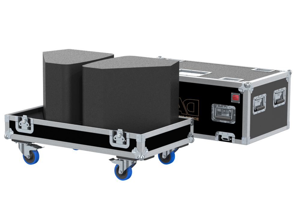 Santosom Monitor Flight Case PRO, 2x DAD Touring 12MA