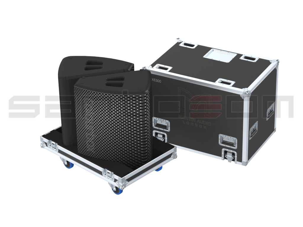 Santosom Flight case PRO, 2x Martin Audio XE500