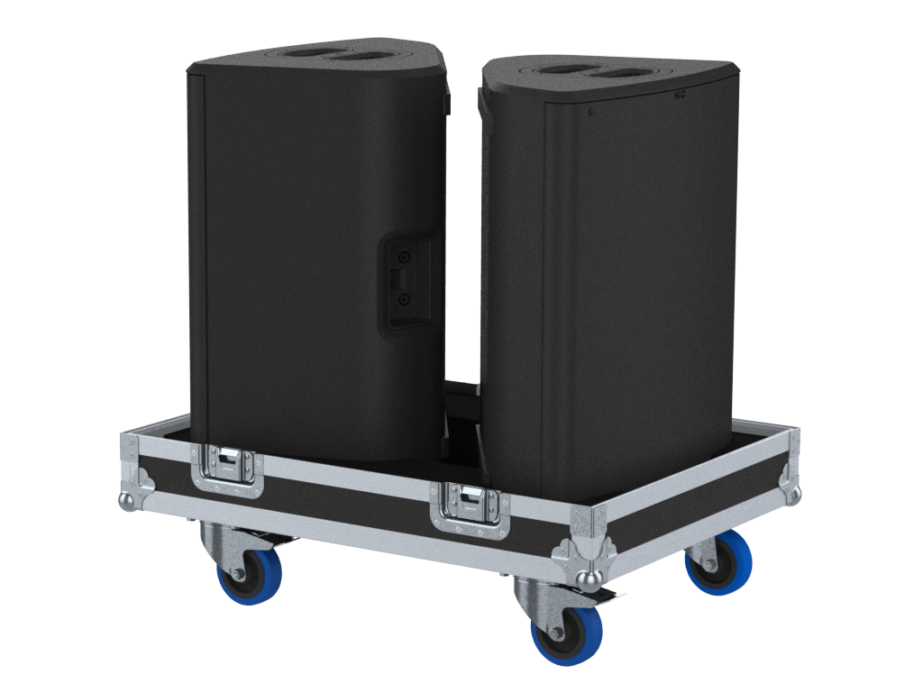 Santosom Cabinet Flight case PRO, 2x NEXO P15