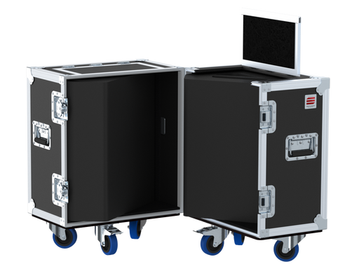 Santosom MONITOR Flight case PRO-1M, 2x Clair COHESION CM-14