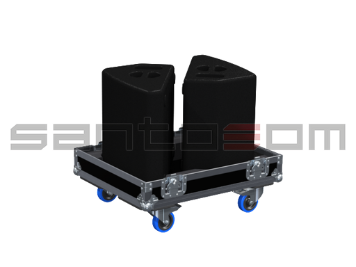 Santosom Monitor Flight Case 2x Turbosound TMW 112