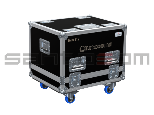 Santosom Monitor Flight Case 2x Turbosound TMW 112