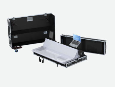 Santosom Mixer Flight case PRO-3, Soundcraft VI2000