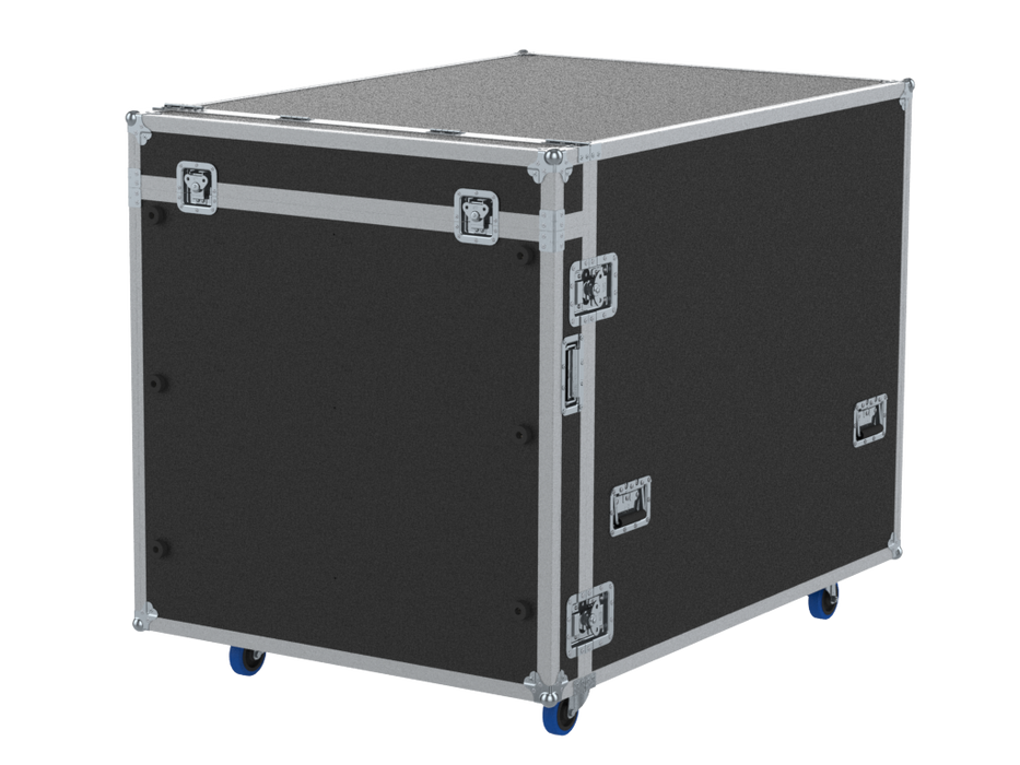 Santosom ORCHESTRA Flight case, Piano Schoenhut Red 49 w/ Ramp and wheels