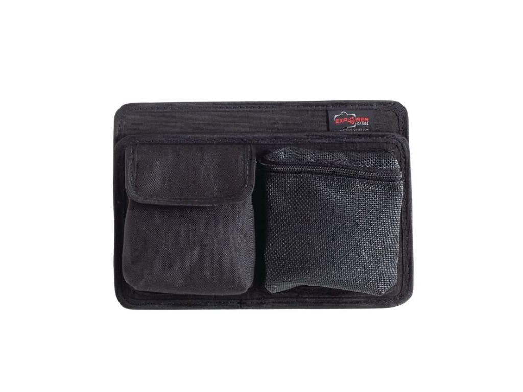 PLASTIC CASES ACCESSORY LID Panel With ORGANIZED POUCHES