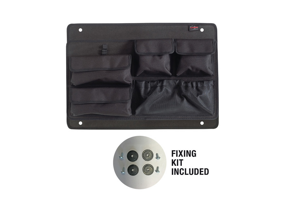 PLASTIC CASES ACCESSORY LID Panel With ORGANIZED POUCHES for 5822, 5823 & 5833