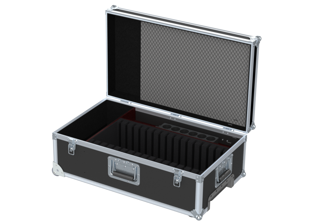Santosom Flight case, 16x Tablets (250x170x10) w/power