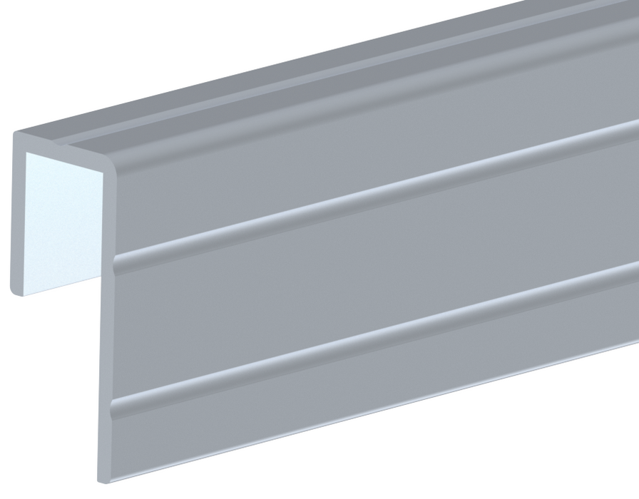 HARDWARE Aluminium Top Edge 10mm X-BOX without flap