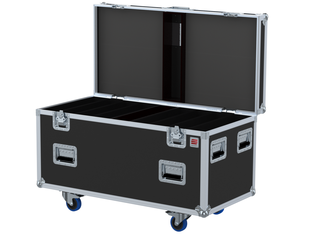 Santosom Display Flight case, 12x LED Display max: 500x82x500