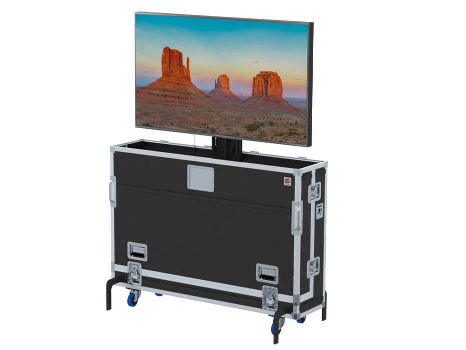 Santosom Display Flight case PRO, 1 Screen Lift 65" (157x14x98cm UID)