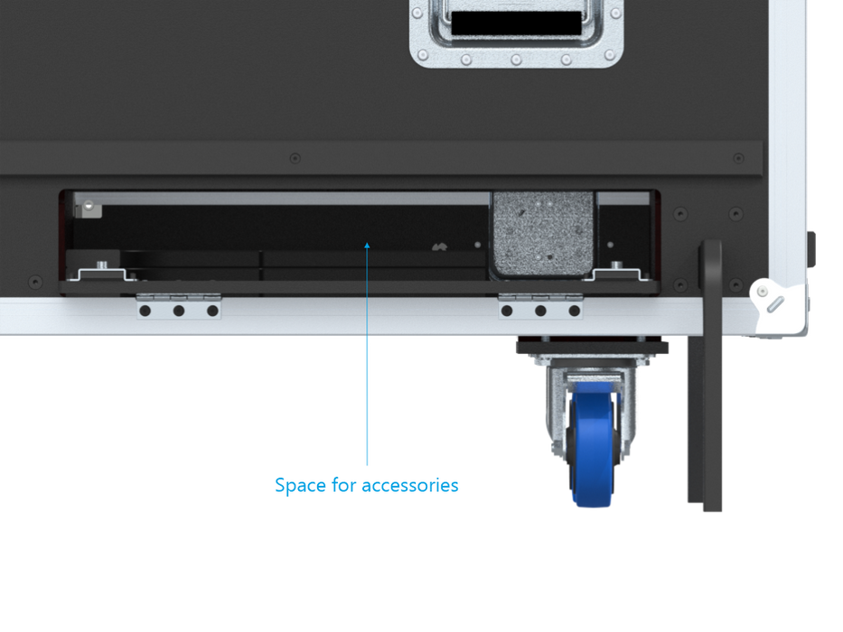 Santosom Display Flight case PRO, 1 Screen Lift 65" (157x14x98cm UID)