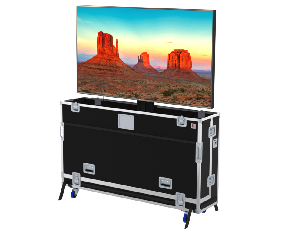 SANTOSOM Display Flight case PRO, 1x Plasma Lift 85"