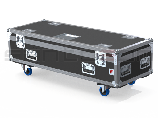 Santosom Projector Flight Case PRO, 6x Showtec Sunstrip Tricorno