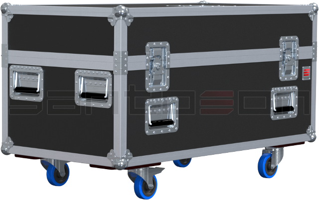 Santosom Projector Flight case PRO, 6x Arri True Blue ST1 1KW