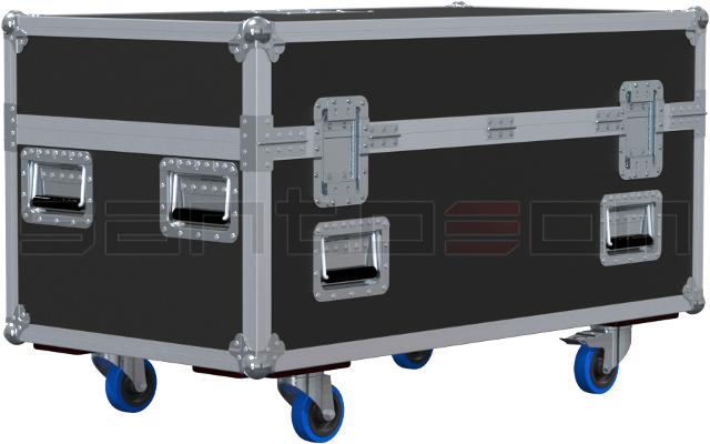 Santosom Projector Flight case PRO, 6x Arri True Blue ST1 1KW