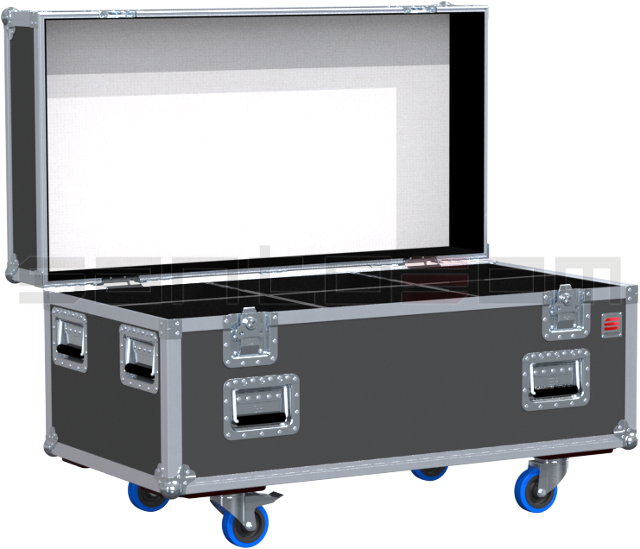 Santosom Projector Flight case PRO, 6x Arri True Blue ST1 1KW
