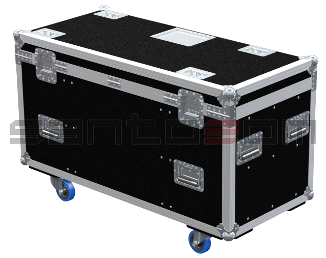 Santosom Projector Flight case PRO, 9x Showtec Sunstrip Active