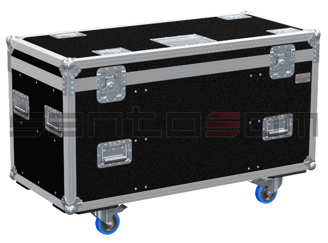 Santosom Projector Flight case PRO, 9x Showtec Sunstrip Active
