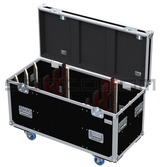 Santosom Projector Flight case PRO, 9x Showtec Sunstrip Active