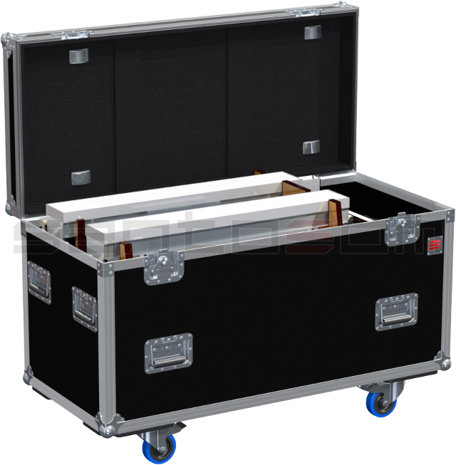 Santosom Projector Flight case PRO, 9x Showtec Sunstrip/Pixel Track 42200