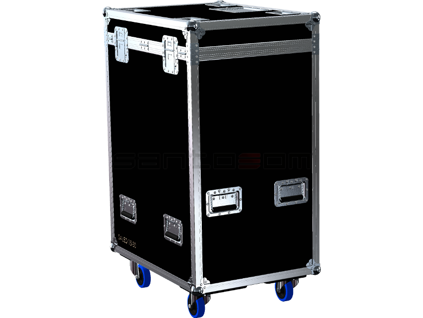Santosom Projector Flight case PRO, 4x ETC S4 Series (27x25x95 UID)