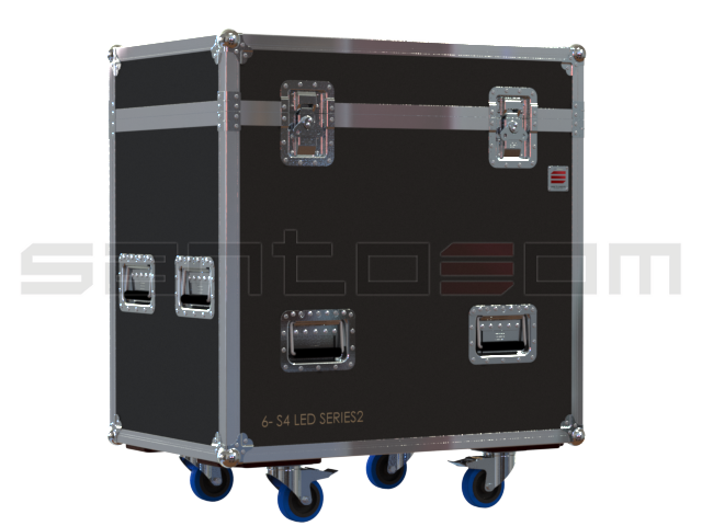 Santosom Projector Flight case PRO, 6x ETC S4 Series 2