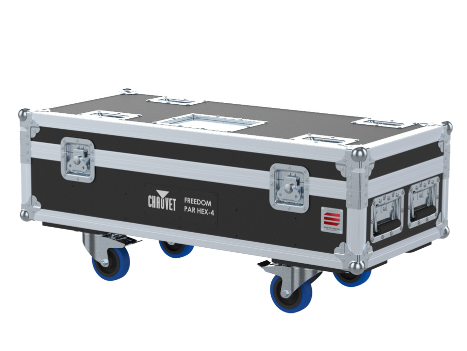 Santosom Projector Flight case PRO, 12x Chauvet Freedom Par Hex-4 / Quad-4