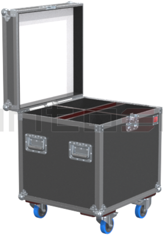 Santosom Projector Flight case, 4x DTS Scena 650/1000/1200 + access.