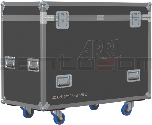 Santosom Projector Flight case, 4x ARRI Sky Panel S60-C + PSU + Access.