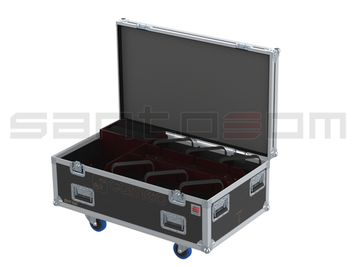 Santosom Projector Flight Case Pro, 6x Cameo Zenit B60