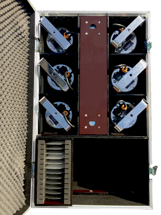 Santosom Projector Flight Case Pro, 6x Cameo Zenit B60