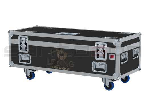 Santosom Projector Flight case PRO, 6x Leding Spark Wash 4C
