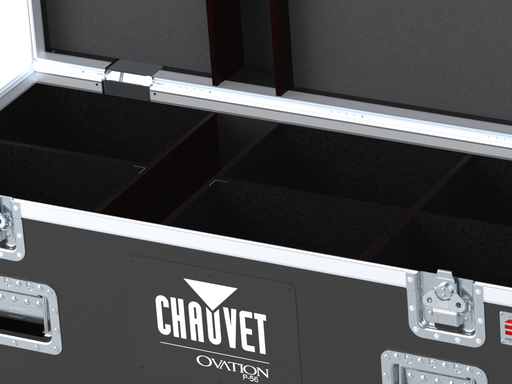 Santosom Flight case PRO-3, 6x Chauvet Ovation P56