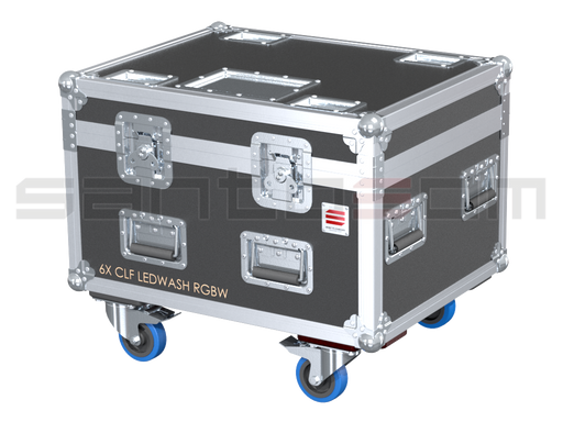 Santosom Projector Flight case PRO, 6x CLF Ledwash RGBW