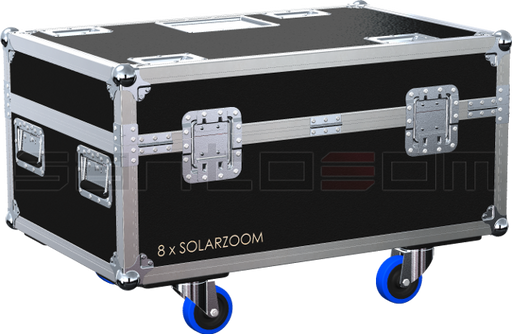 Santosom Projector Flight Case PRO, 8x Leding SolarZoom RGBW