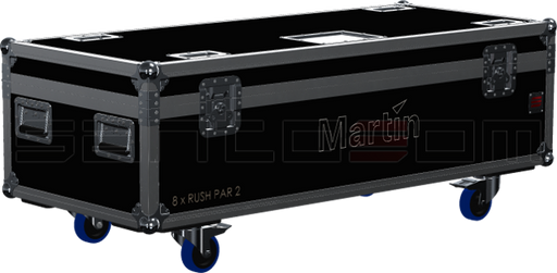 Santosom Projector Flight case, 8x Martin Rush PAR-2 + Access.