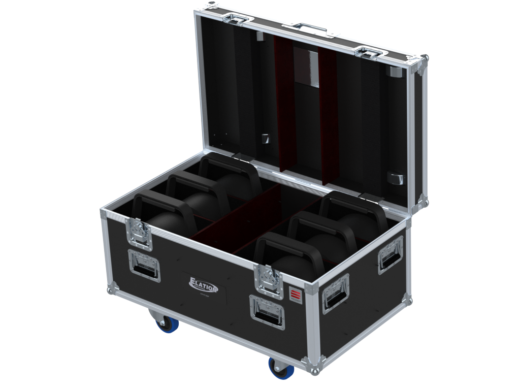 Santosom Projector Flight case PRO-A, 6x Elation Sixpar 300IP