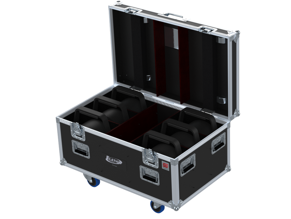 Santosom Projector Flight case PRO-A, 6x Elation Sixpar 300IP