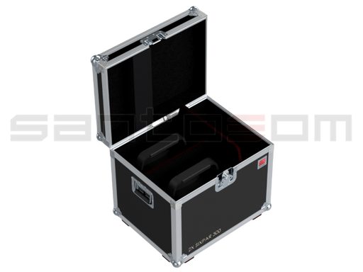 Santosom Projector Flight Case, 2x Elation Sixpar 300