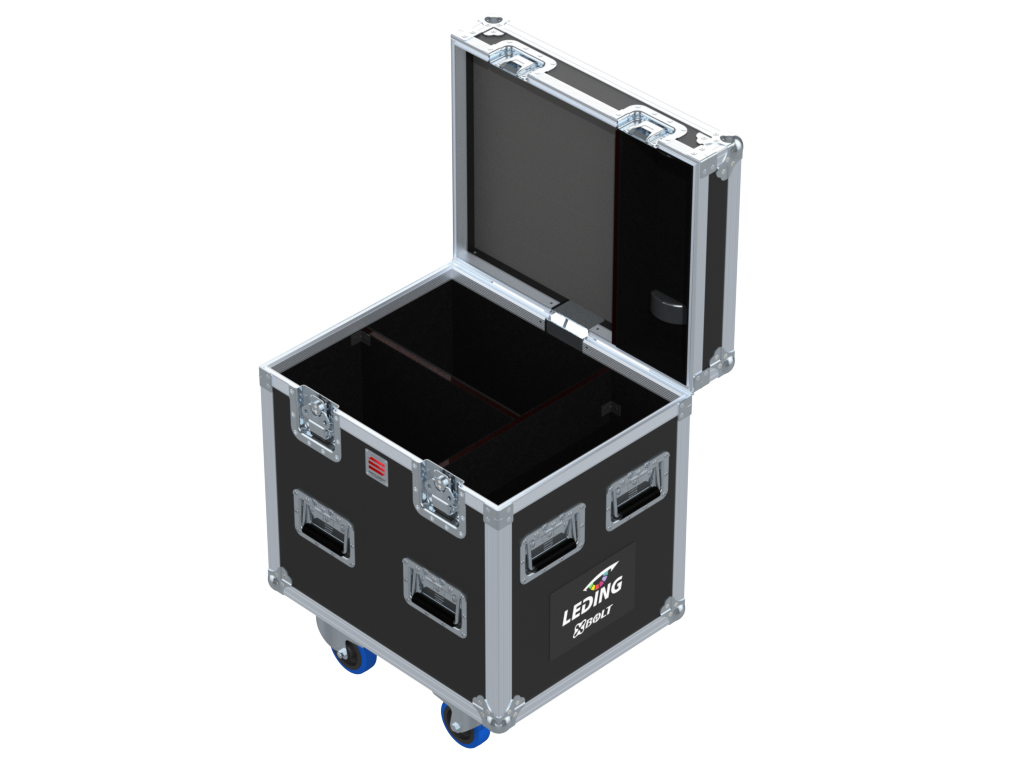 Santosom Projector Flight case, 2x Leding X-Bolt