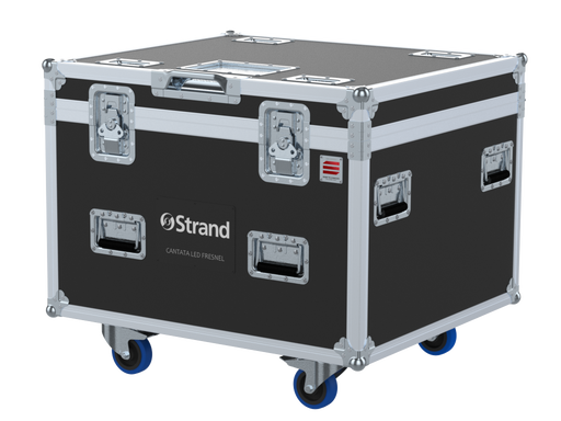 Santosom Projector Flight case, 4x Strand Cantata FC Fresnel Led