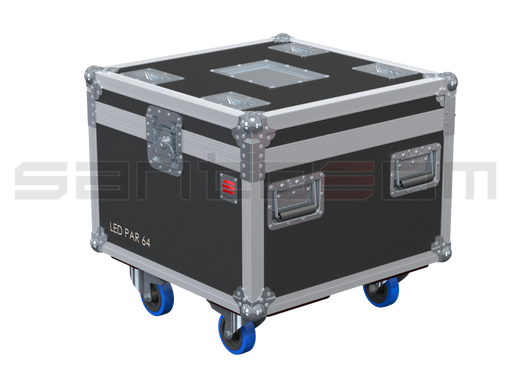 Santosom Projector Flight Case PRO, 4x Leding Solar RGBW Zoom