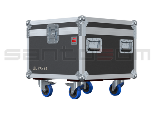 Santosom Projector Flight Case PRO, 4x Leding Solar RGBW Zoom