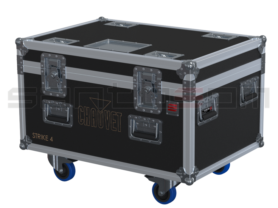 Santosom Projector Flight Case PRO, 4x Chauvet Strike4