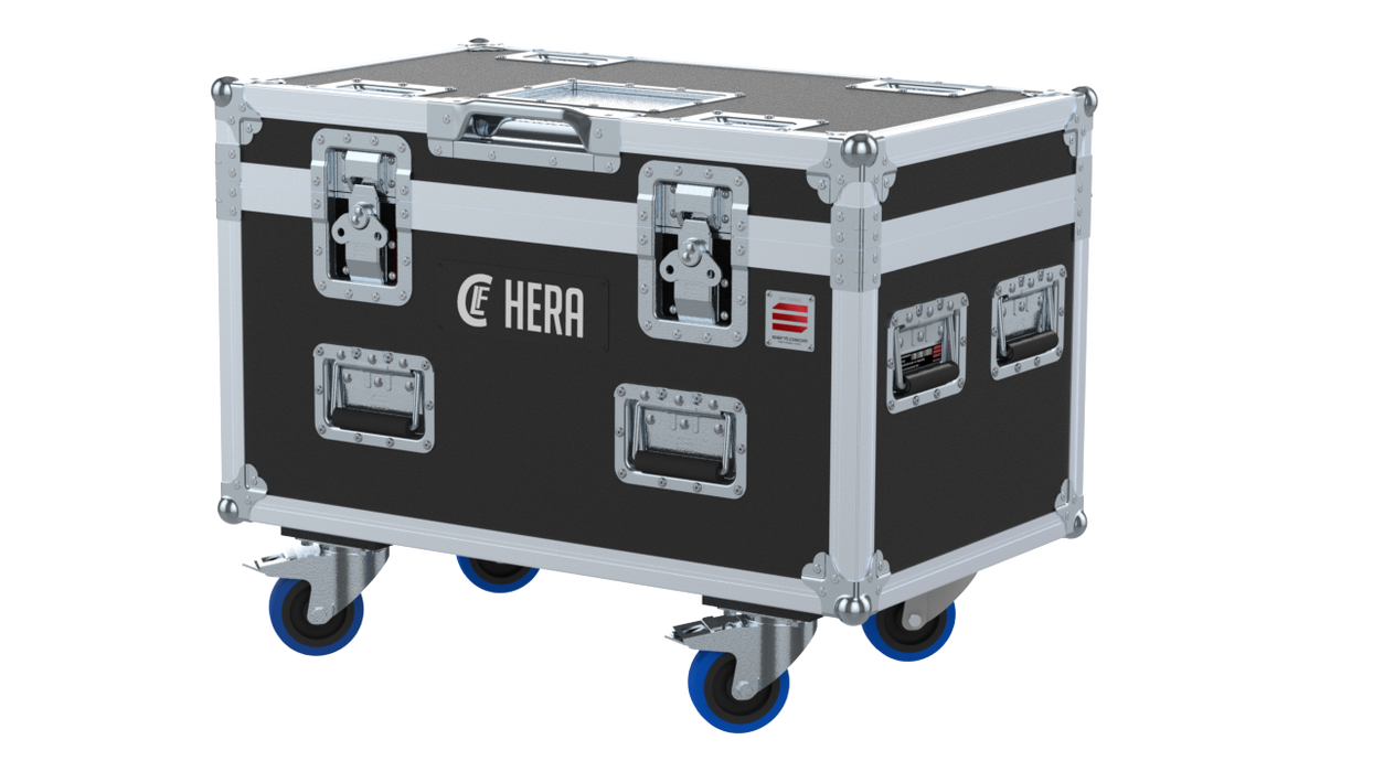 Santosom Projector Flight case PRO, 6x CLF HERA (clamps on)