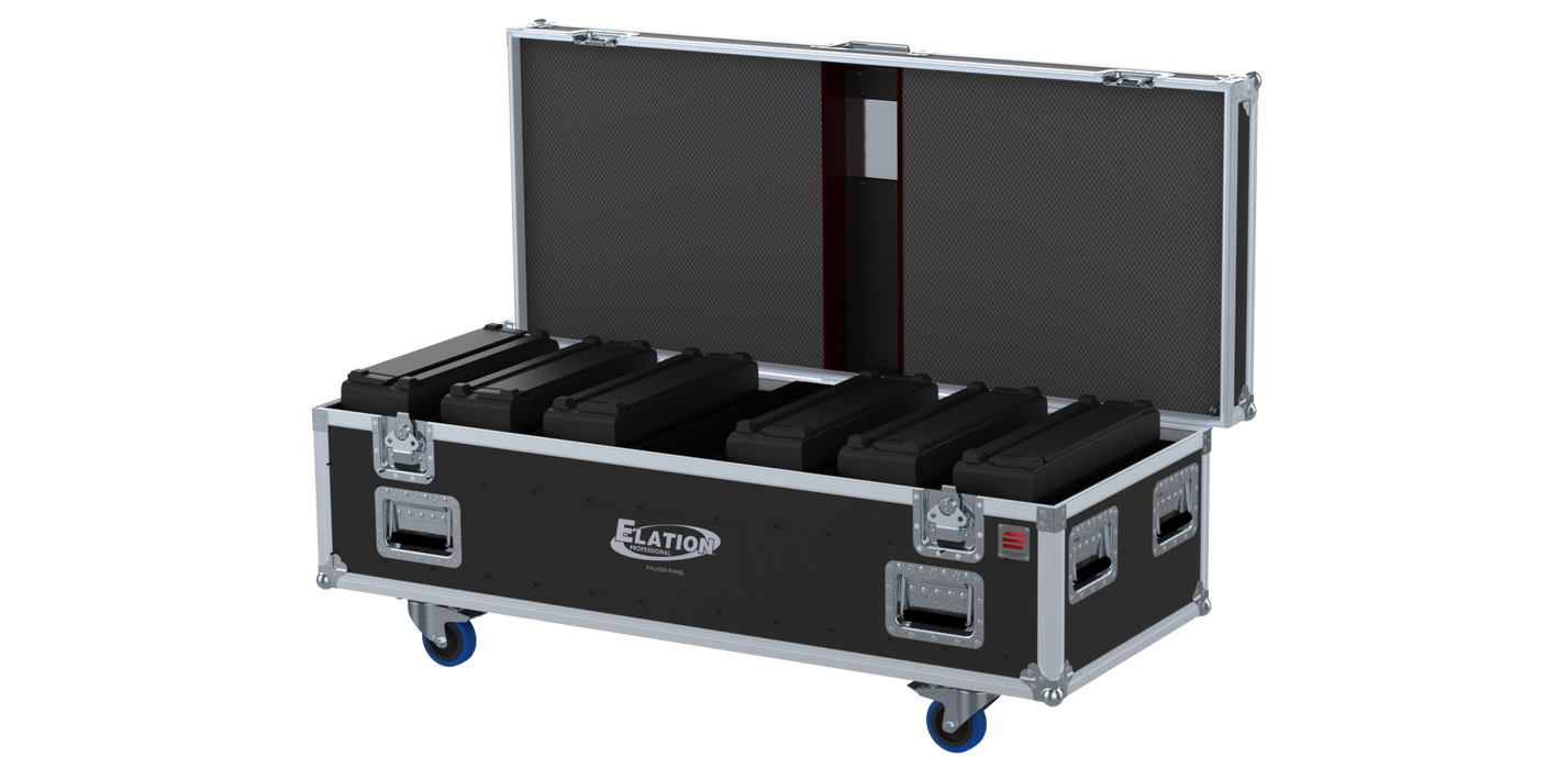Santosom Projector Flight case PRO, 6x ELATION PALADIN Panel